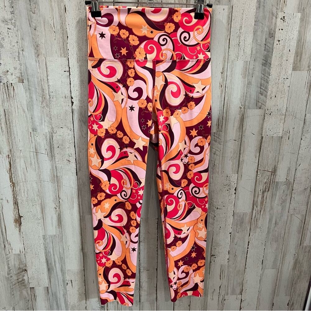 Beach Riot *FLAW Piper Printed Leggings Starbright Swirl‎ Size Small
